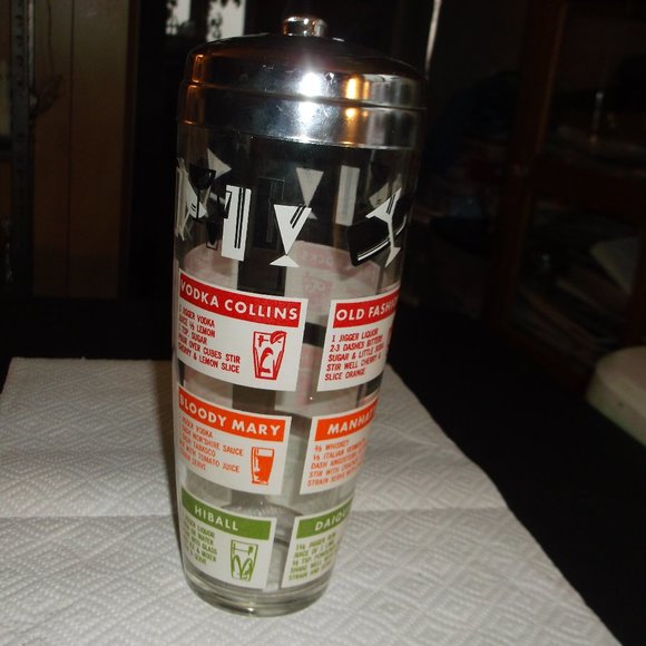 vintage cocktail shaker.